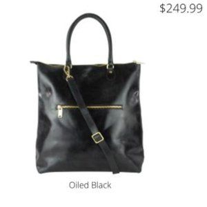 SsekoDesign Convertible Tote / Backpack Oiled Blac